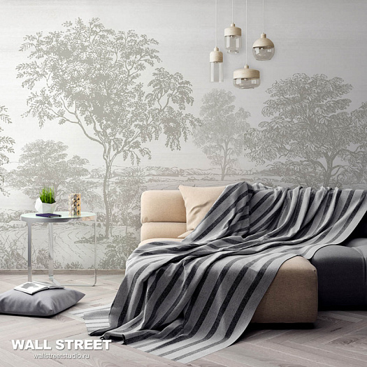 Фотообои в интерьере артикул Estampe 31, ESTAMPE, Wall street Фотообои в интерьере артикул Estampe 31, ESTAMPE, Wall street